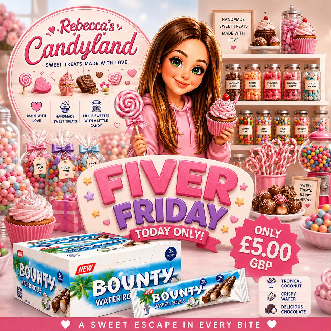 Bounty Wafer - Fiver Friday