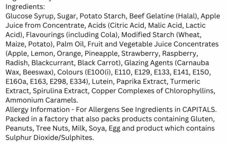 Halal Fizzy Mix - 1KG
