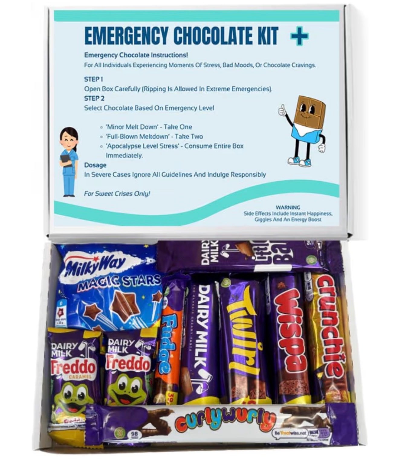 Emergency chocolate box