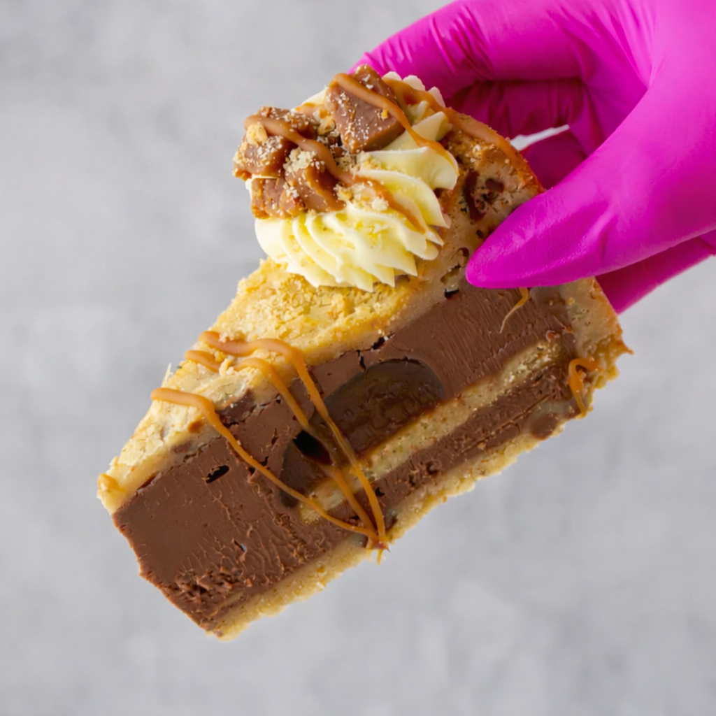 Banoffee Cookie Pie Slice