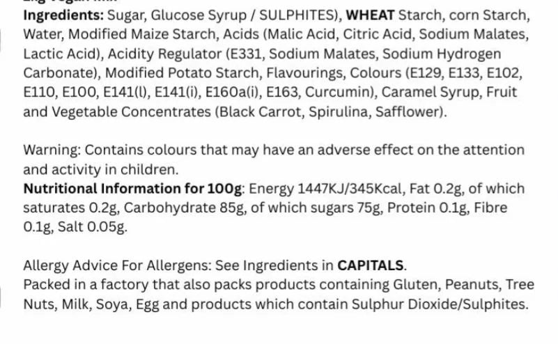 Vegan Fizzy Mix Sweet Box