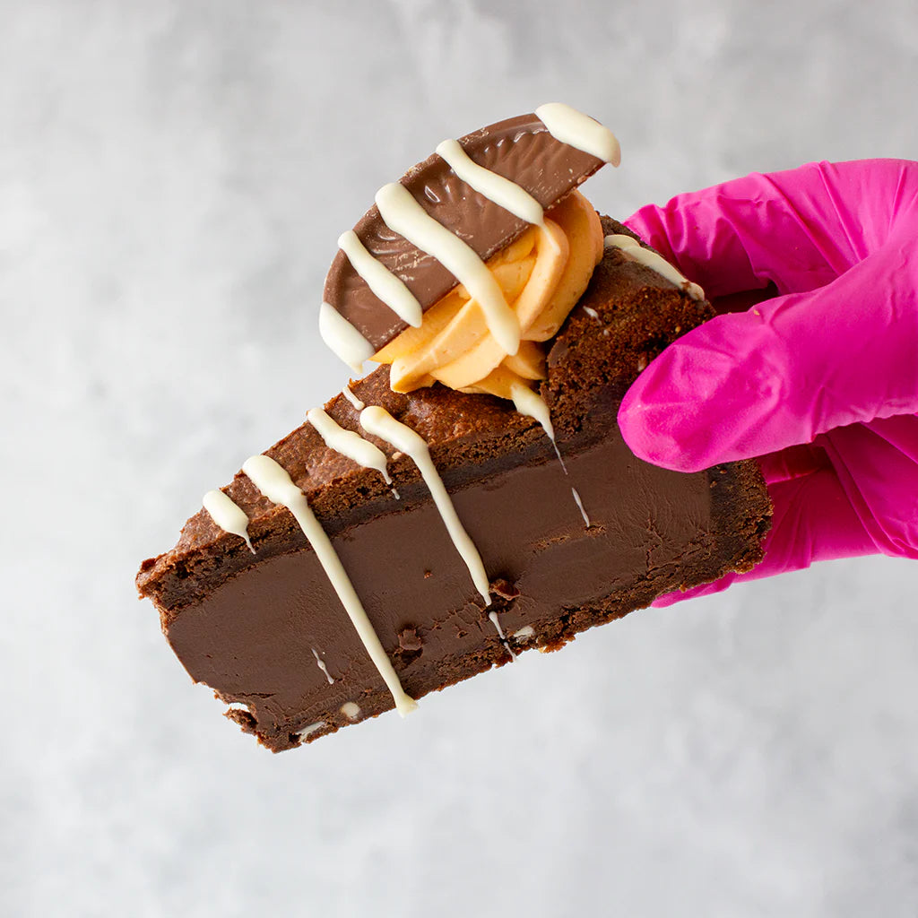 Chocolate Orange Cookie Pie Slice