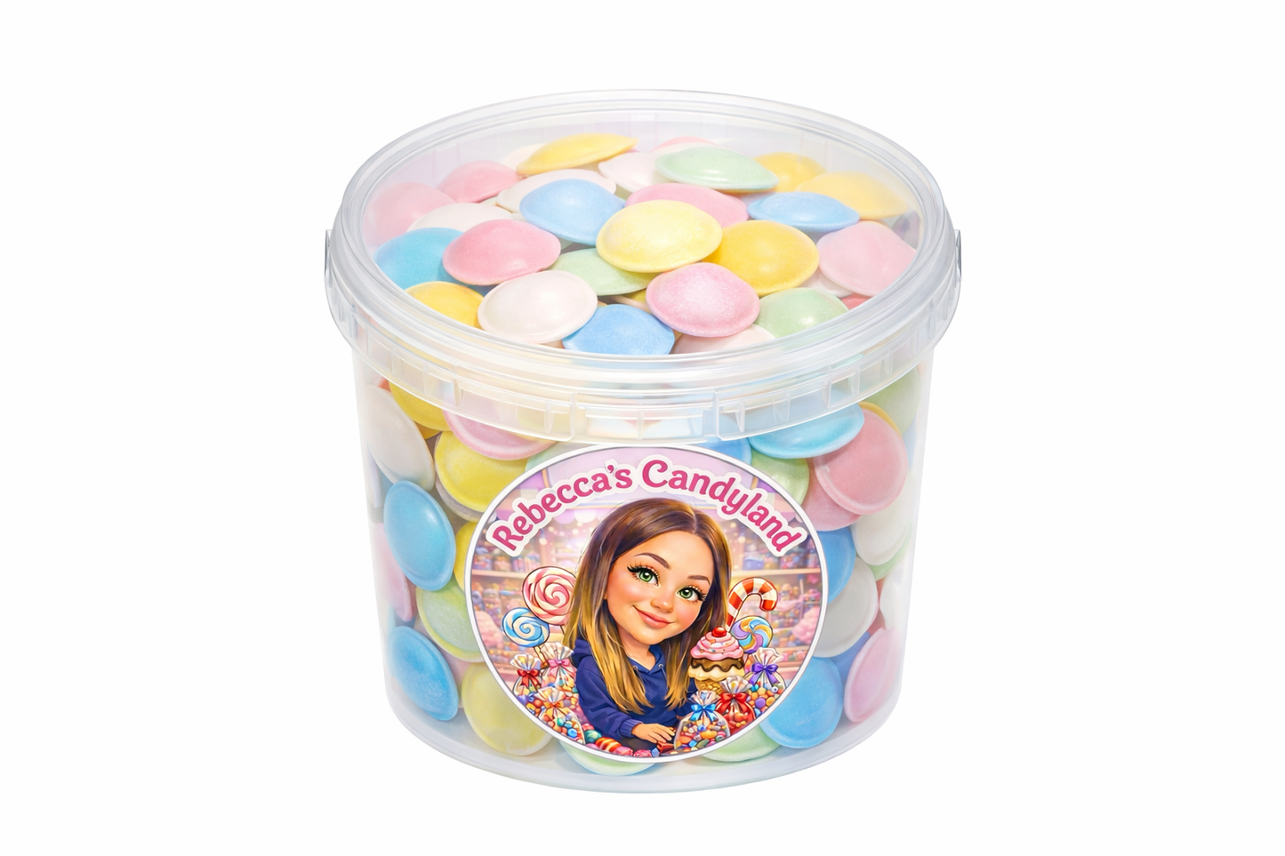 Flying saucers 1kg bucket