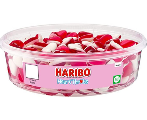 Haribo Heart Throbs 480g 150 Count