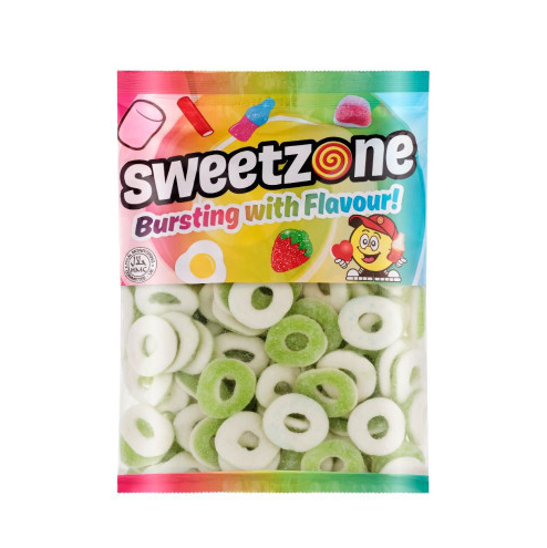 Sweetzone Sour Apple Rings 1Kg