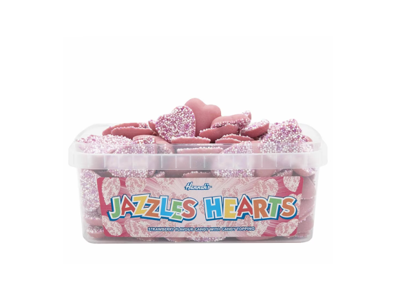 Hannah's Jazzles Hearts Tub 600g