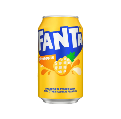 Fanta Pineapple Fizzy Drink Cans 12x355ml
