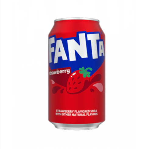 Fanta Strawberry Fizzy Drink Cans 12x355ml