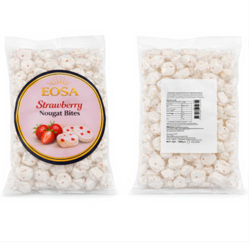 Strawberry Nougat Bites 1kg