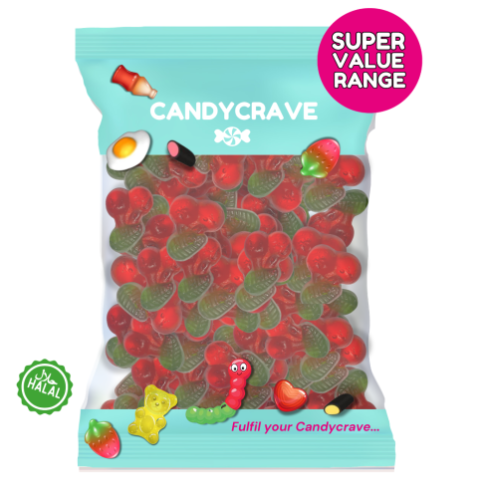 Candycrave Super Value Jelly Cherry 1kg