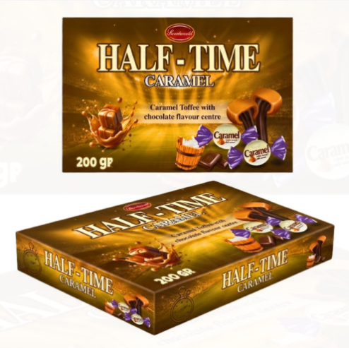 Sweetworld Half Time Caramels Box 200g