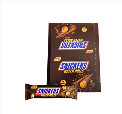Snickers Wafer Rolls 12x24g