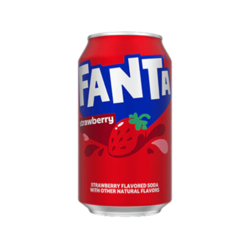 Fanta Strawberry Fizzy Drink Cans 12x355ml