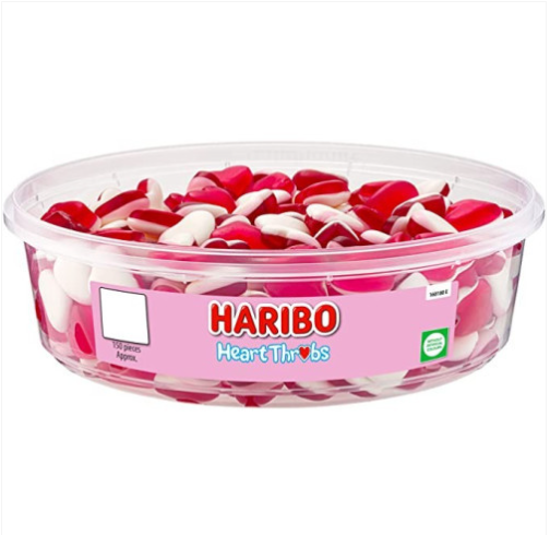 Haribo Heart Throbs 480g 150 Count