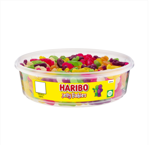 Haribo Jelly Babies 510g 100 Count
