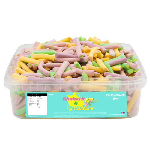 Candycrave Rhubarb & Custard tub