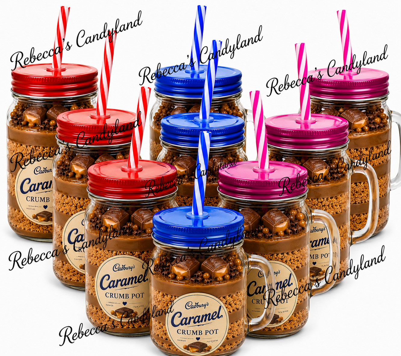 500ml mason jar filled crumb jar