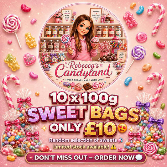 10 x100g RANDOM sweet bags