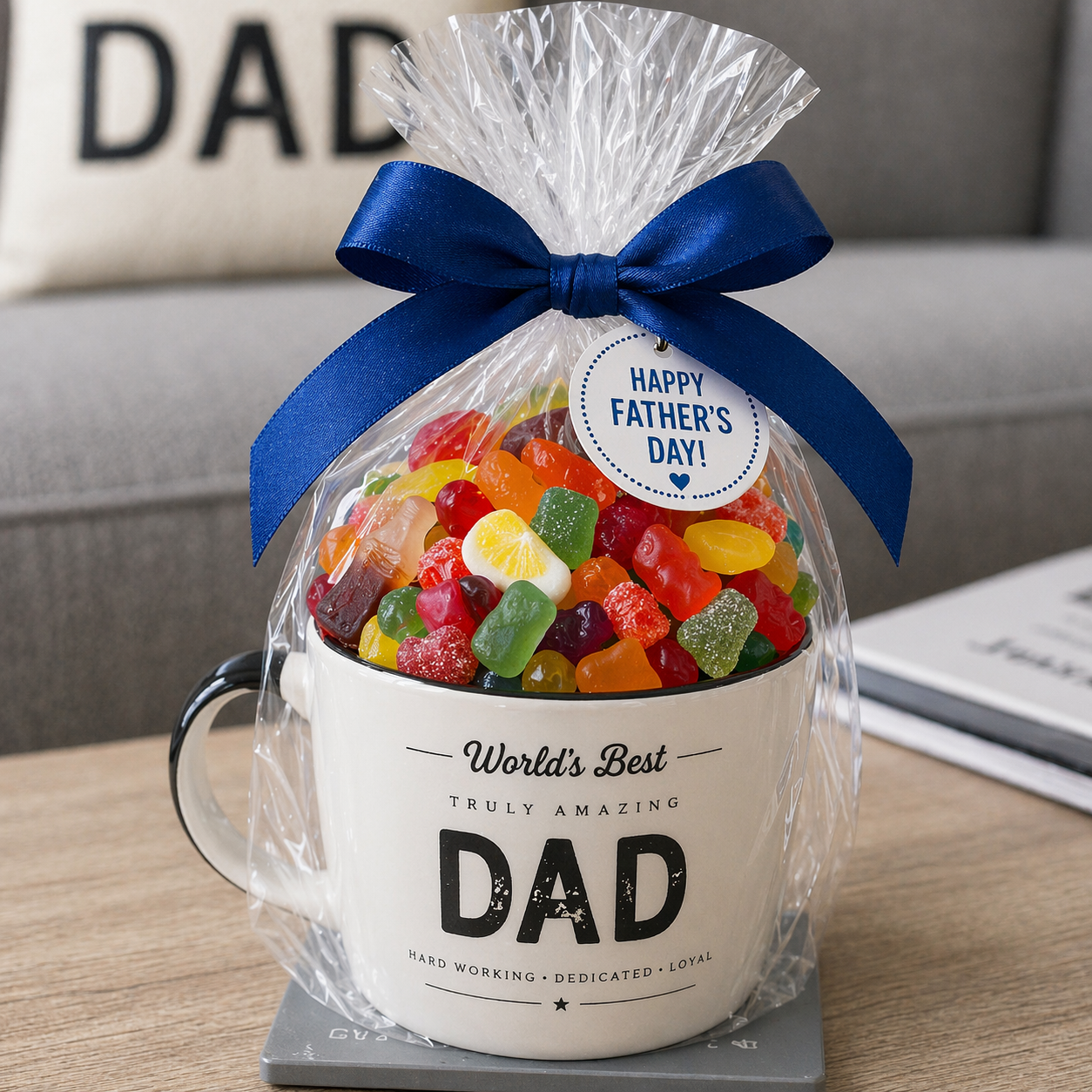 Father’s Day cup with sweets