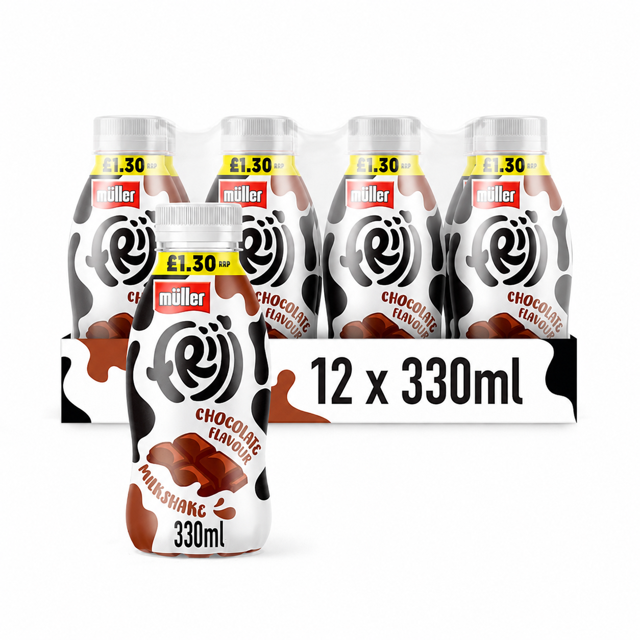 Müller Frijj Chocolate Flavour Milkshake 330ml x12