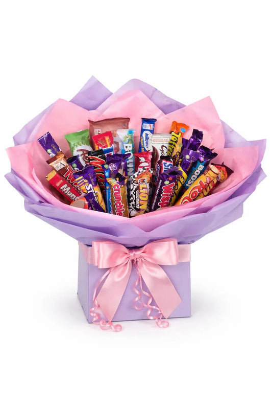 Large Pink Lilac Chocolate Bouquet Gift