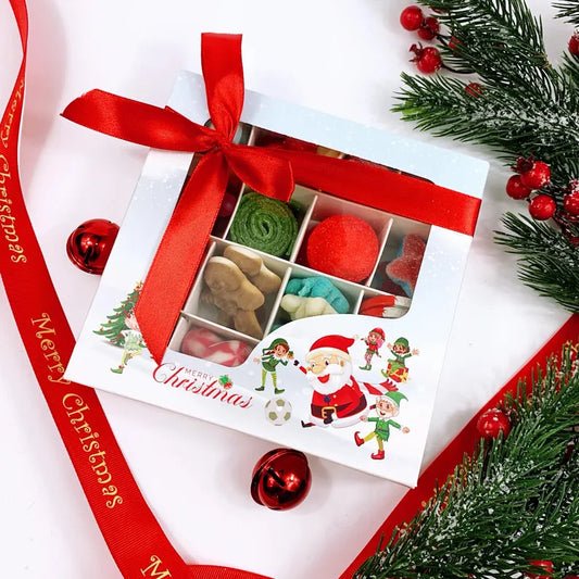 Christmas Sweet Gift Box, Festive Pick N Mix Candies (400g)