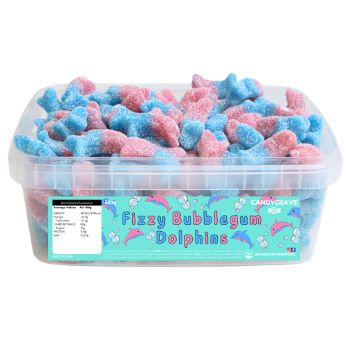Candycrave bubblegum dolphin tub 600g