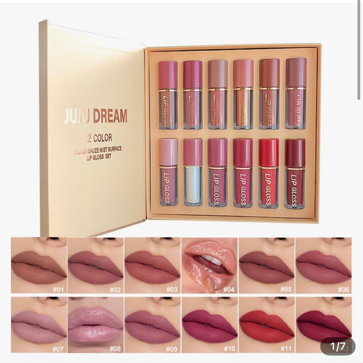 12pcs Liquid Matte Lip Gloss Set