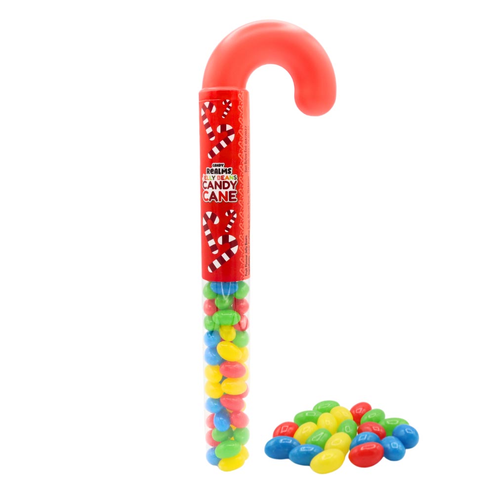 Candy Realms Jelly Beans Candy Cane 80g