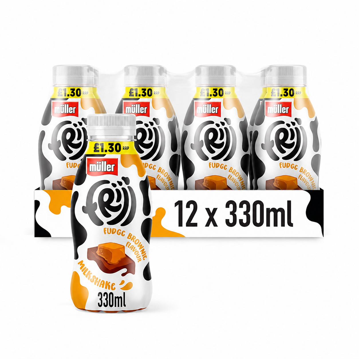 Müller Frijj Fudge Brownie Flavour Milkshake 330ml x12