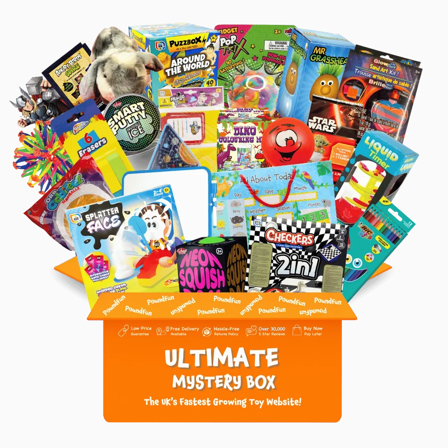 Ultimate Surprise Toy Box filled with toys, crafts & activities