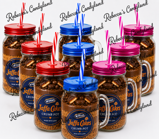 500ml mason jar filled crumb jar