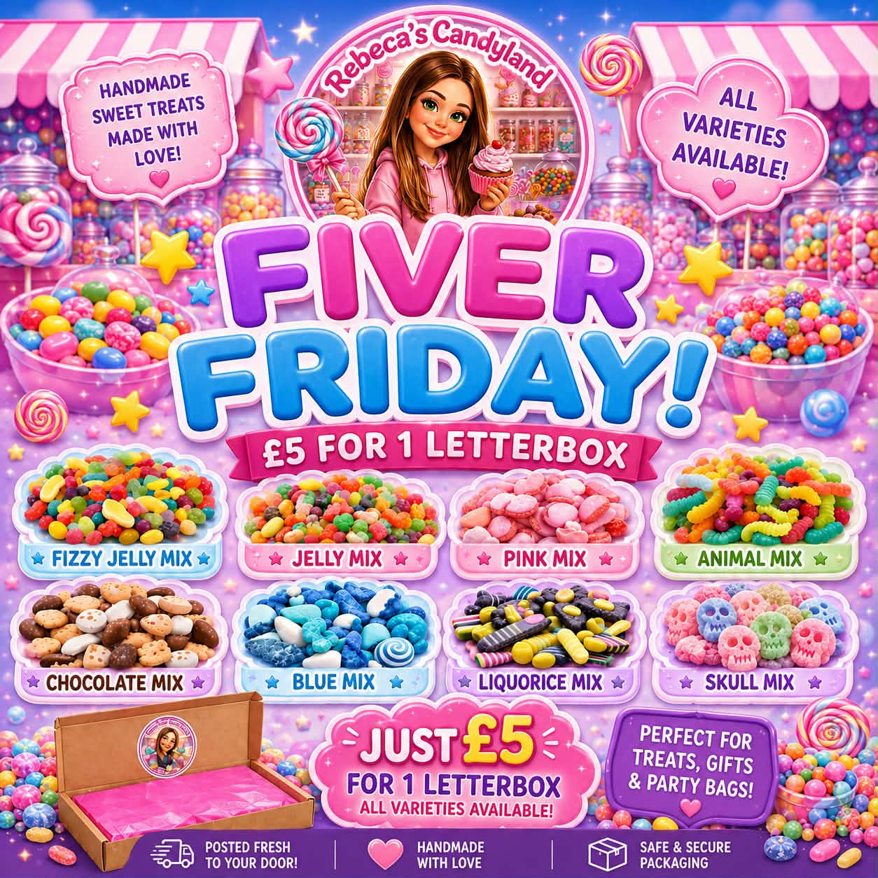Letterbox Sweets - Fiver Friday