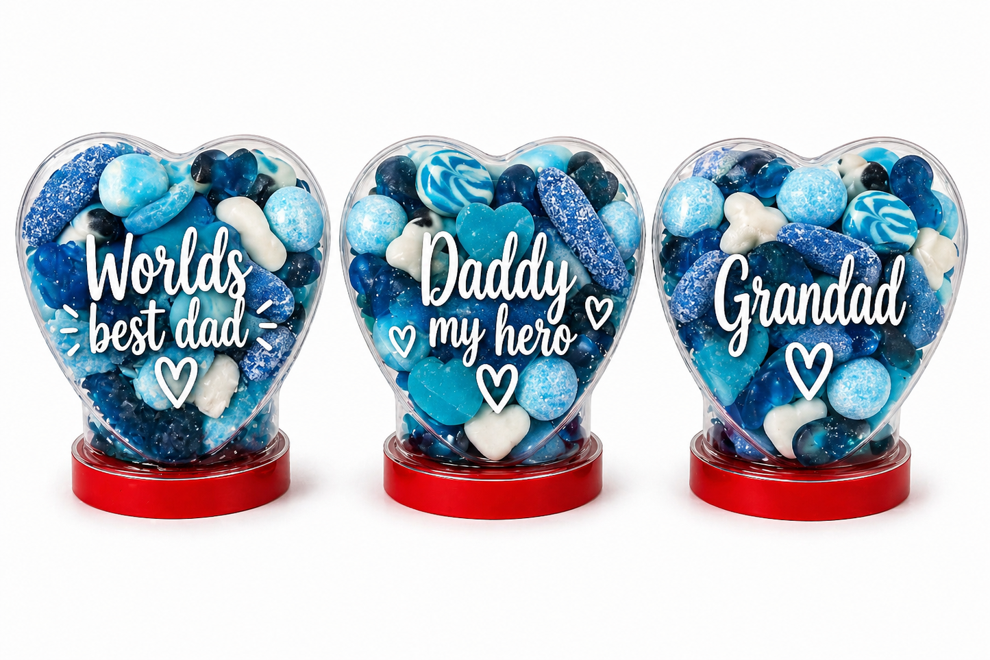 Sweet filled jars