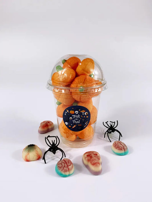 Halloween Pumpkin Marshmallows, Spooky Kids Treats (130g)