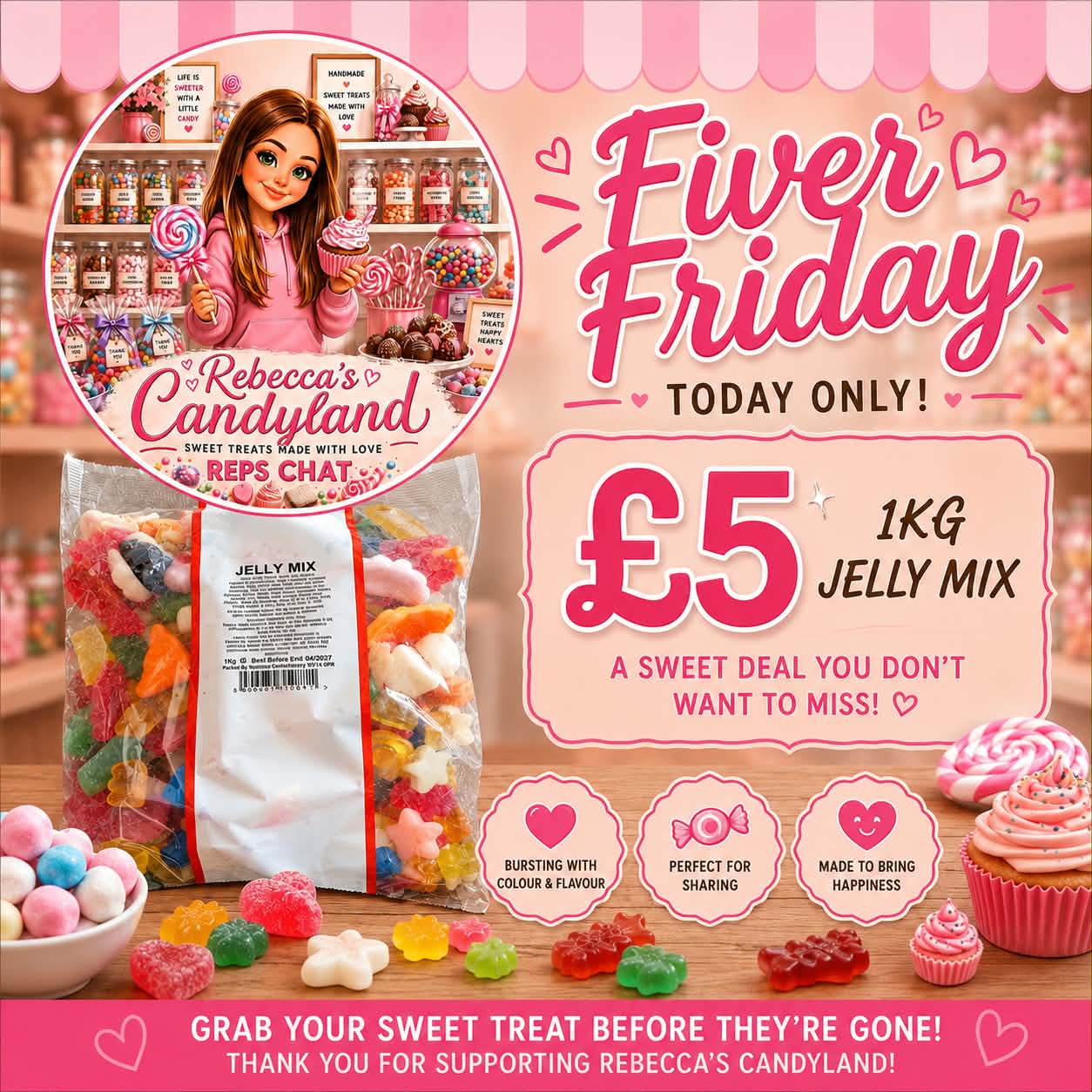 1KG Jelly Mix - Fiver Friday