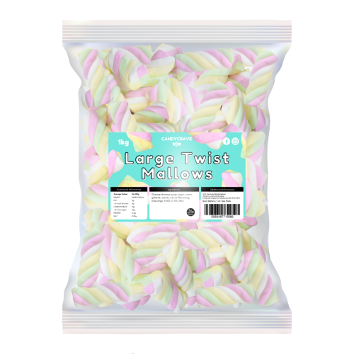Candycrave Large Twist Marshmallows