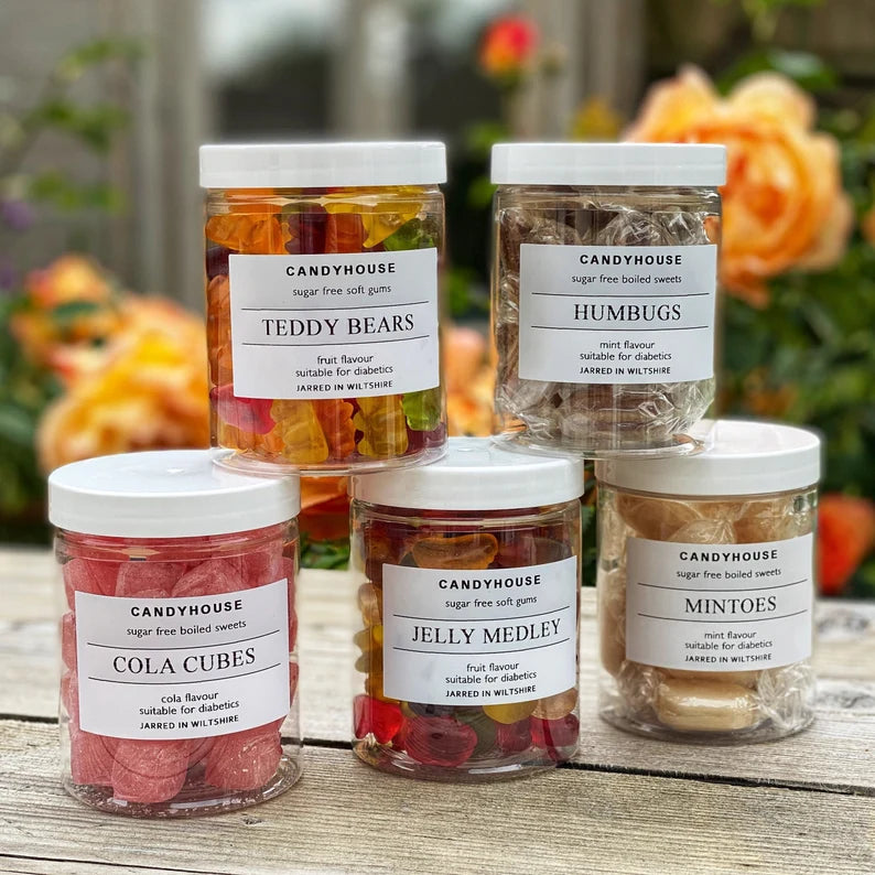Sugar Free Sweets in a Jar - Diabetic Gift for all!
