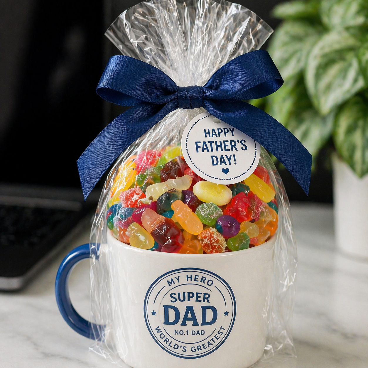Father’s Day cup with sweets