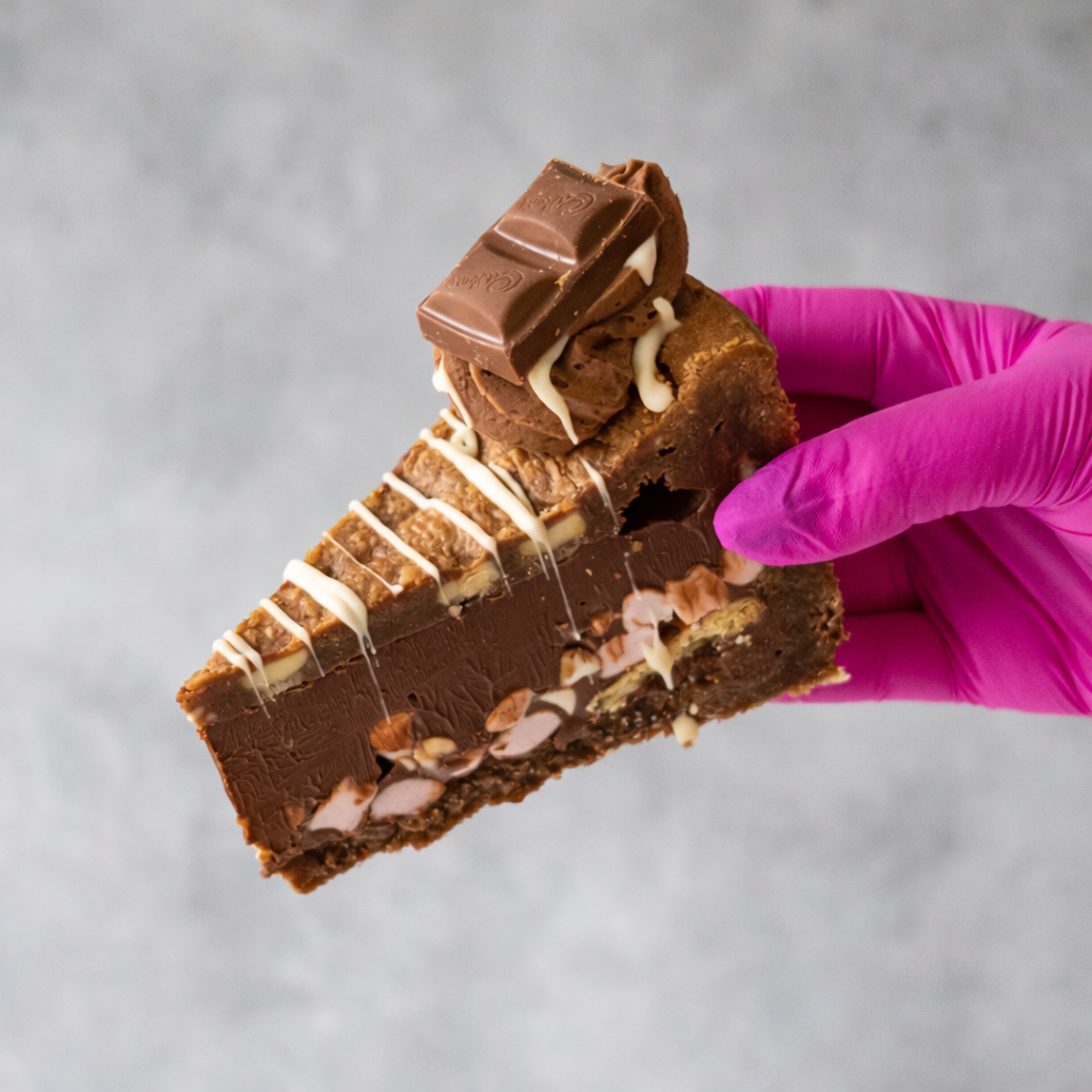 S'mores Cookie Pie Slice