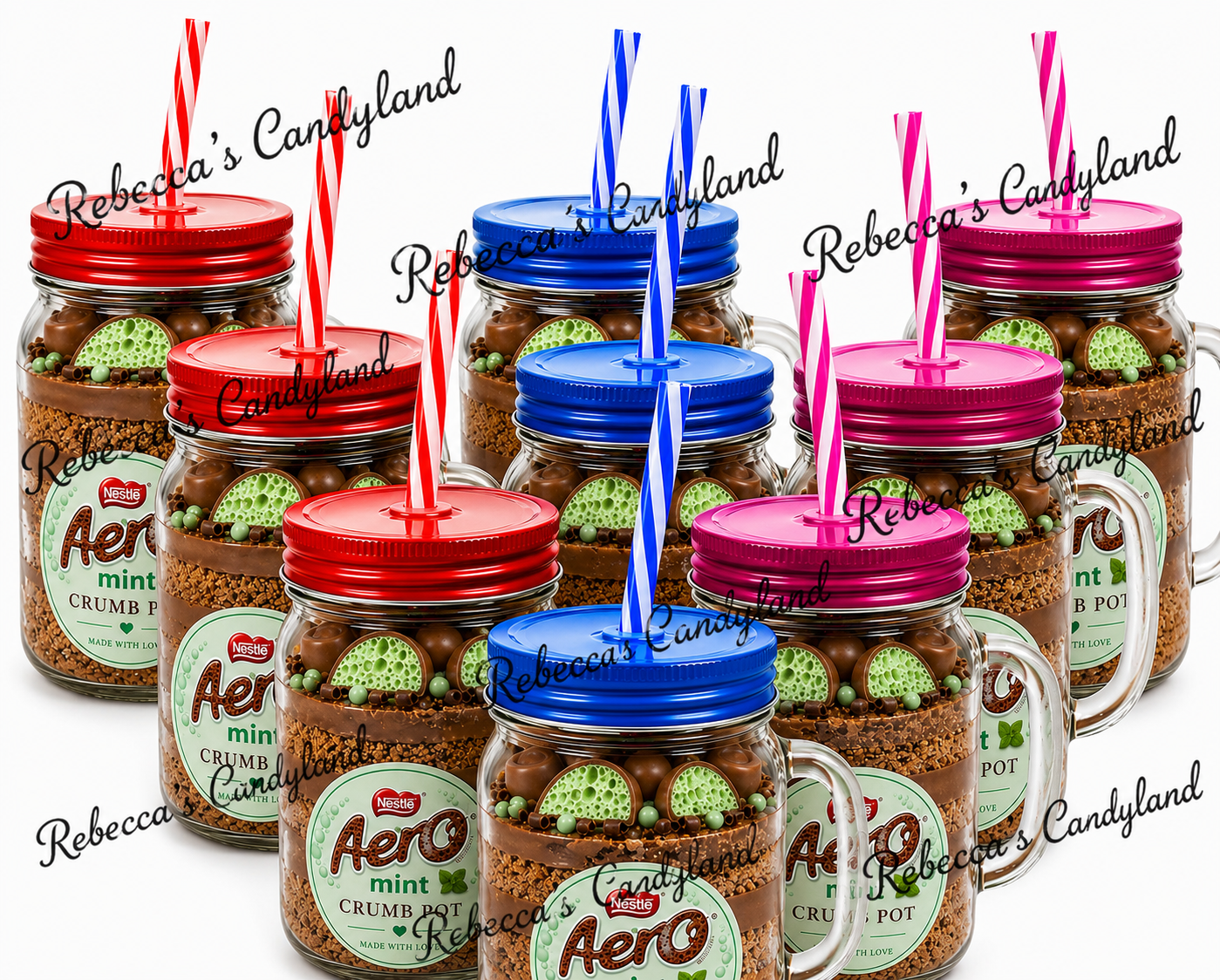500ml mason jar filled crumb jar