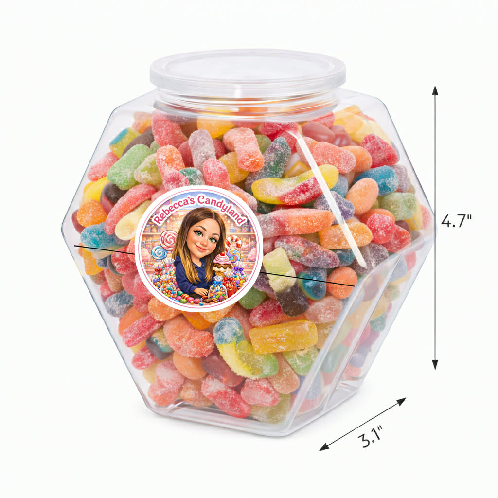 Fizzy Jelly Mix Jar -850g