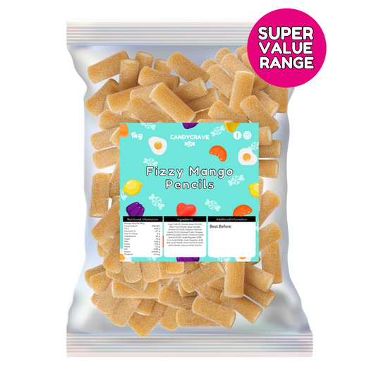 Candycrave Super Value Fizzy Mango Pencils