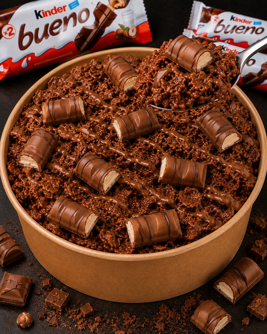 Cornflake ganache pot