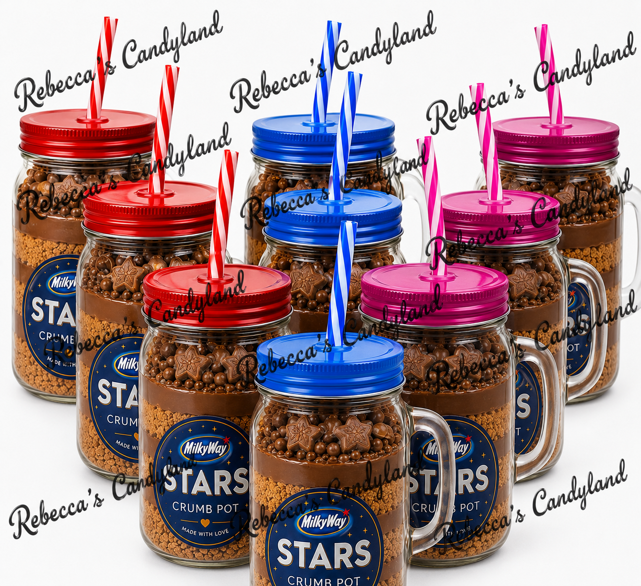 500ml mason jar filled crumb jar