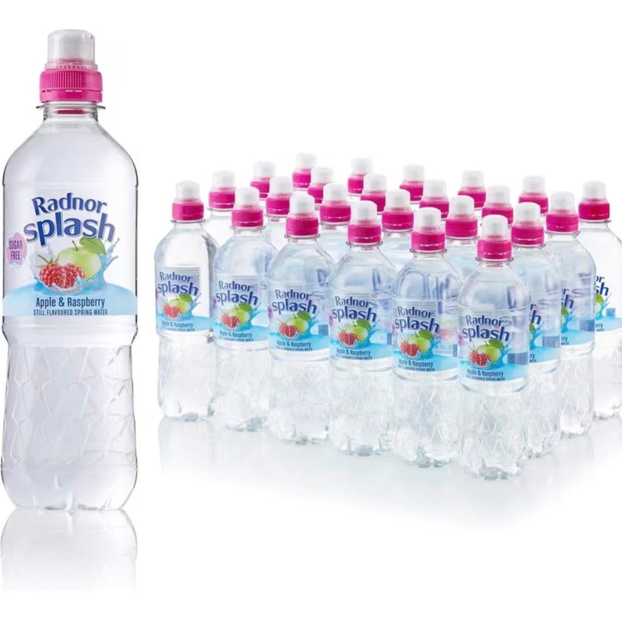 Radnor Splash Apple and Raspberry Sugar Free Flavoured Water Multipack 24 x 500ml