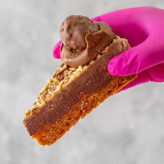 Hazelnut Cornflake Pie Slice