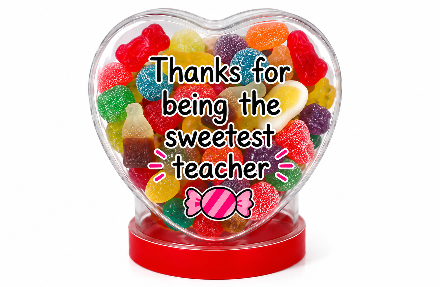 Teacher sweet filled jar