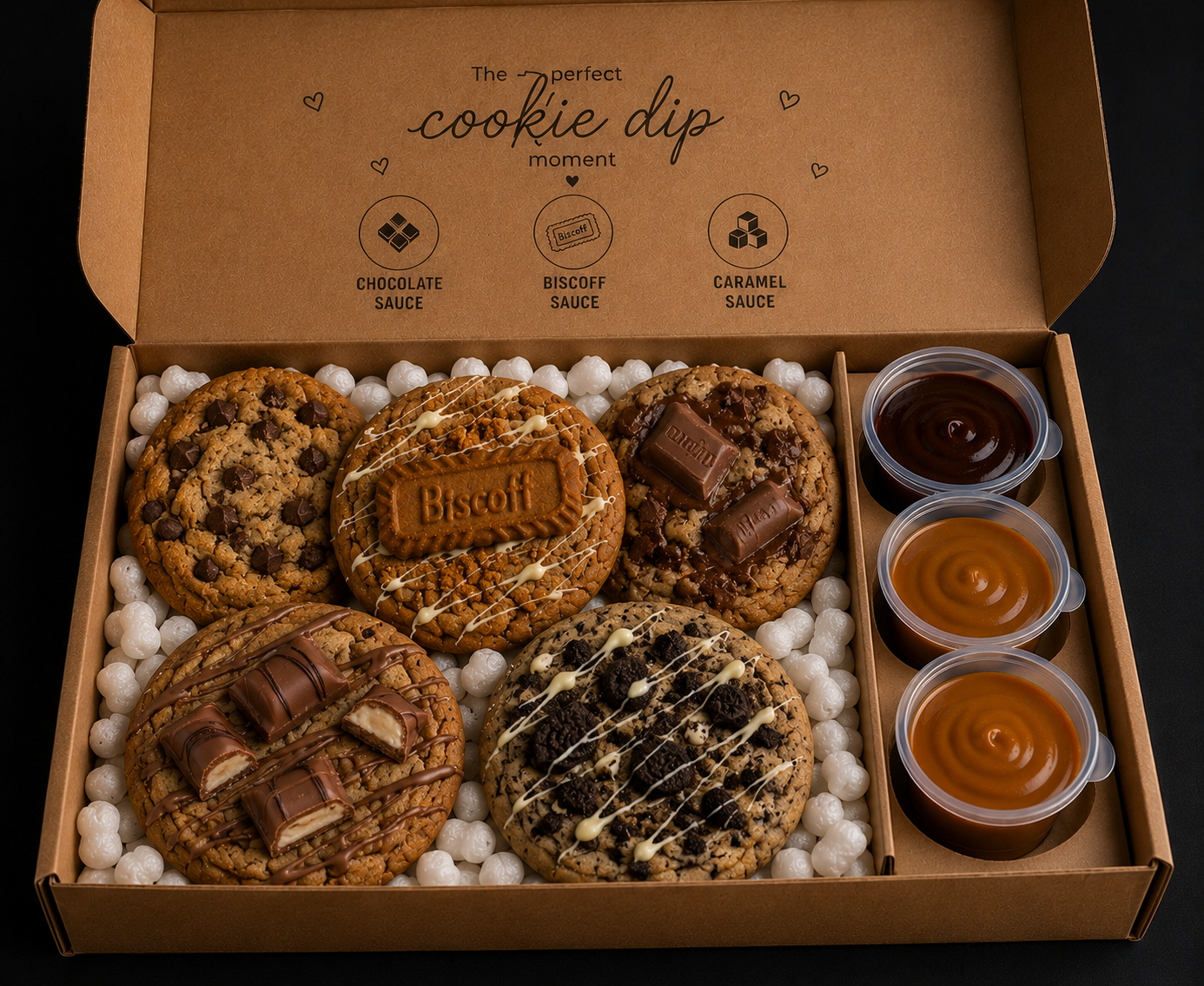 Cookie dipping box