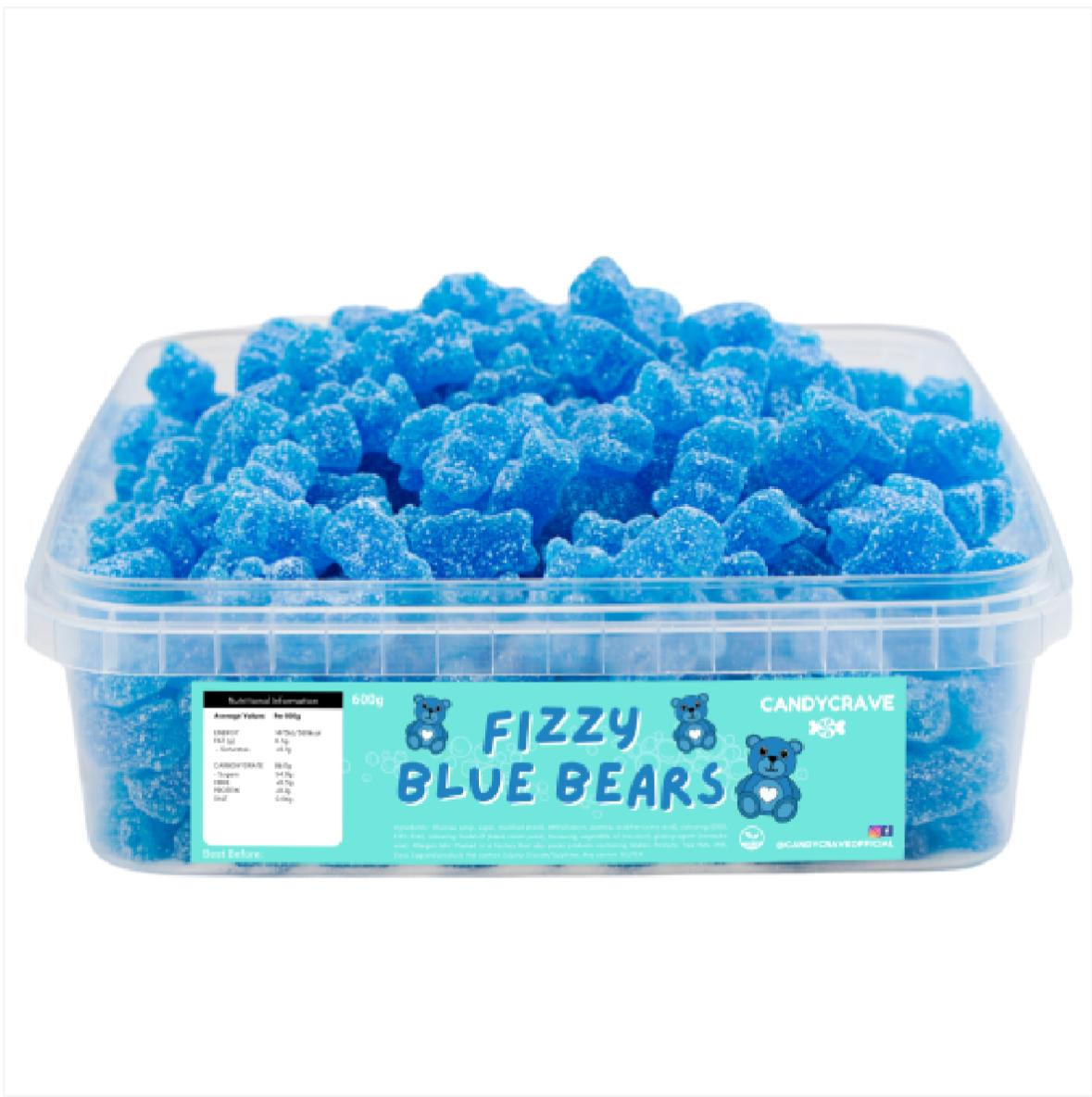 Candycrave Fizzy Blue Bears Tub 600g